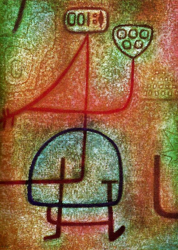 la belle jardiniere, Paul Klee
